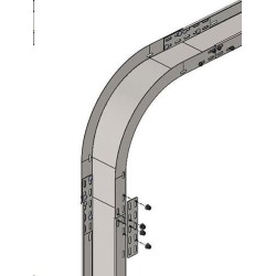 Coude convexe VE - 316x48 - GP2