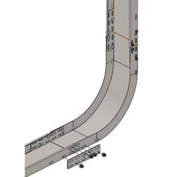 Coude concave VI pour GP2 - 195x48