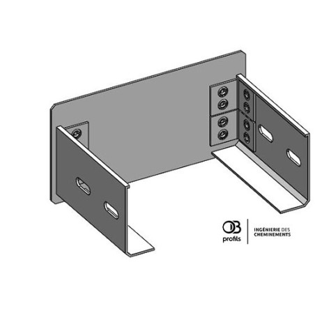 Embout fin de section pour CDC et Goulotte PVC UV - 100x200