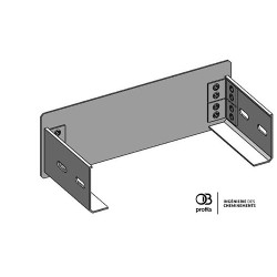 Embout fin de section pour CDC et Goulotte PVC UV - 100x300