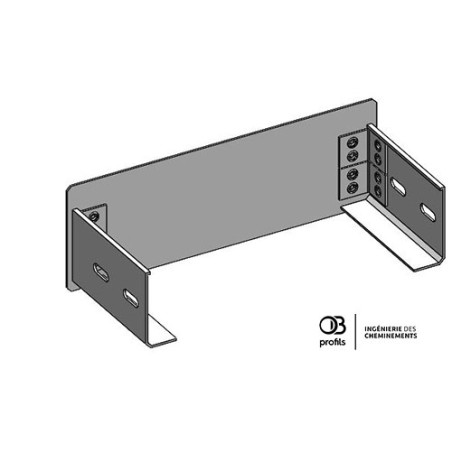 Embout fin de section pour CDC et Goulotte PVC UV - 100x300