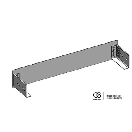 Embout fin de section pour CDC et Goulotte PVC UV - 100x600