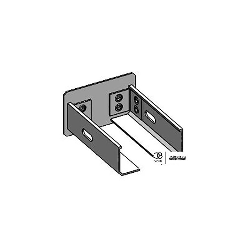 Embout fin de section pour CDC et Goulotte PVC UV -  60x100