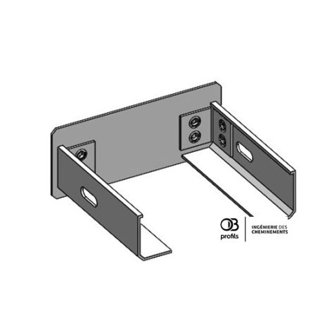 Embout fin de section pour CDC et Goulotte PVC UV -  60x150