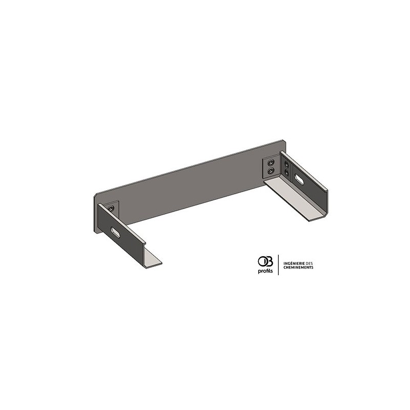 Embout fin de section pour CDC et Goulotte PVC UV -  60x300