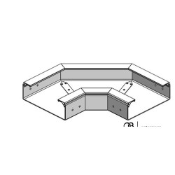 Coude à 90° - 300x100 - PVC UV