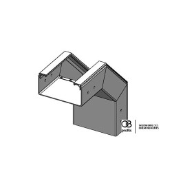 Coude convexe VE - 200x100 - PVC UV