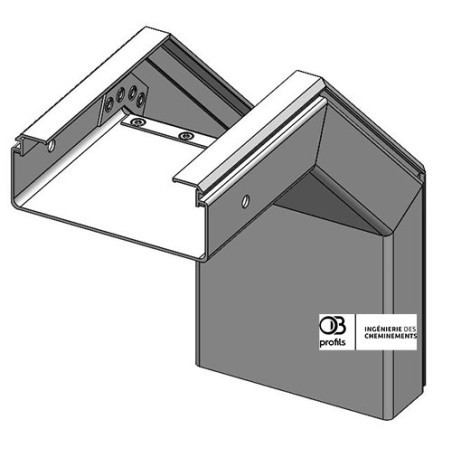 Coude convexe VE - 150x60 - PVC UV