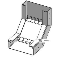 Coude concave VI - 300x100 - PVC UV