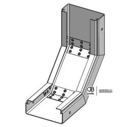 Coude concave VI - 150x60 - PVC UV