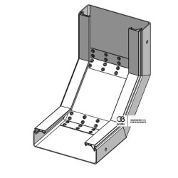 Coude concave VI - 200x60 - PVC UV