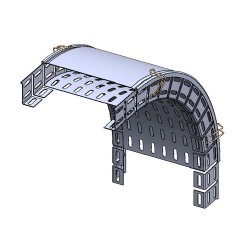 Couvercle coude convexe VE - 147x24