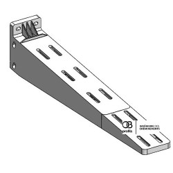 Console perforée 600 - PVC UV