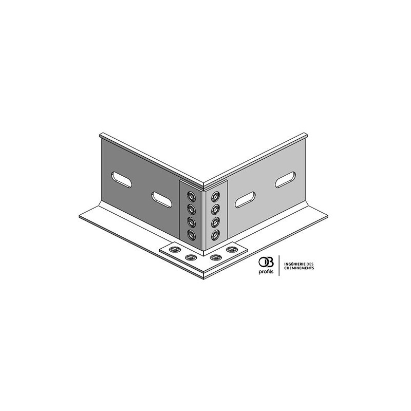 Dérivation pour CDC PVC UV - Haut. 100