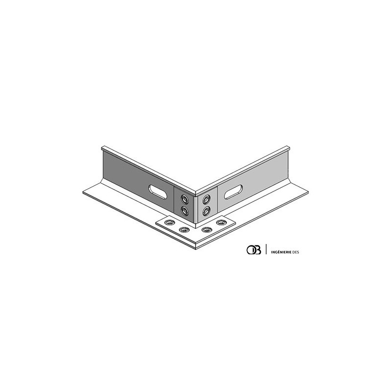 Dérivation pour CDC PVC UV - Haut.  60