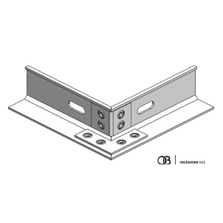 Dérivation pour CDC PVC UV - Haut.  60