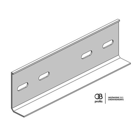 Eclisse cornière PVC M1 UV - Haut. 100