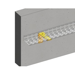 Equerre fixation pour CDC fil ou tôle - Long. 153