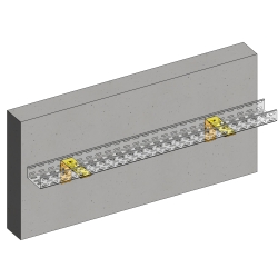 Equerre fixation pour CDC fil ou tôle - Long. 228