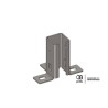 Socle automatique pour rail 41 - 3 faces