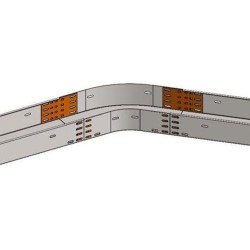 Coude à 135° pour GP4 - 147x96