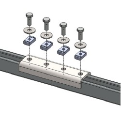 Manchon pour rail de 41X21 ou 41X41