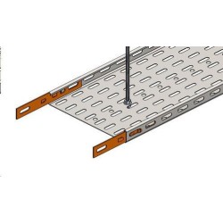Chemin de câbles tôle pré-éclissé - 316x24 - OBR1 PE