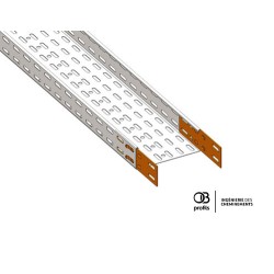Chemin de câbles tôle pré-éclissé - 147x48 - OBR2 PE