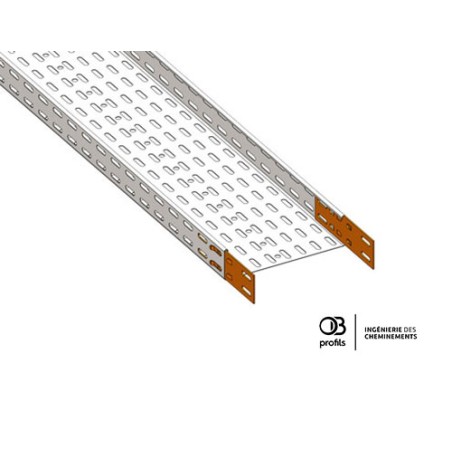 Chemin de câbles tôle tertiaire - 195x48 - OBR2T