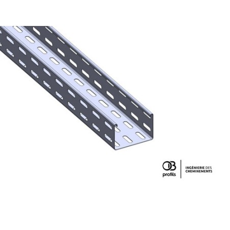 Chemin de câbles tôle -  75x48 - OBR2