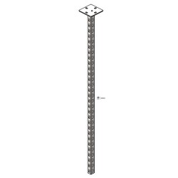 Pendard 41 perforés 3 faces - Long. 1500