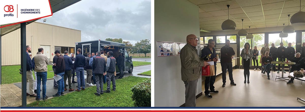 Double événement chez OB Profils : Retraite de Niyazi SEVINDI et Food truck Libanais !